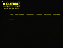 Tablet Screenshot of kazebre.com.br